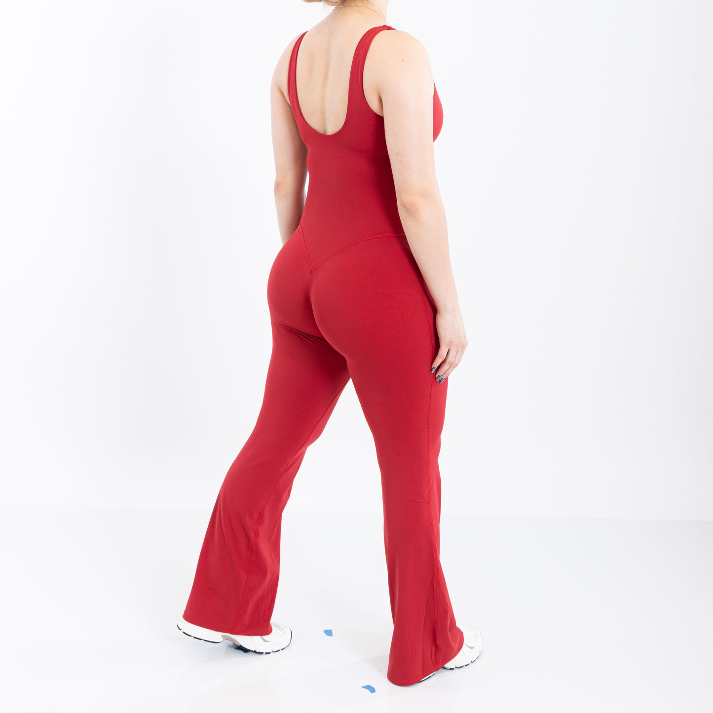 Shape U Back Full Length Flared Onesie