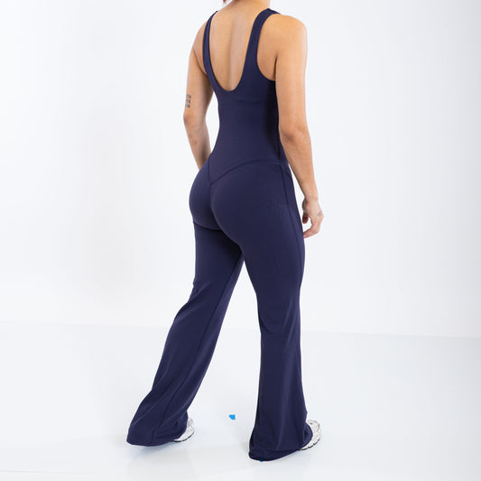 Shape U Back Full Length Flared Onesie