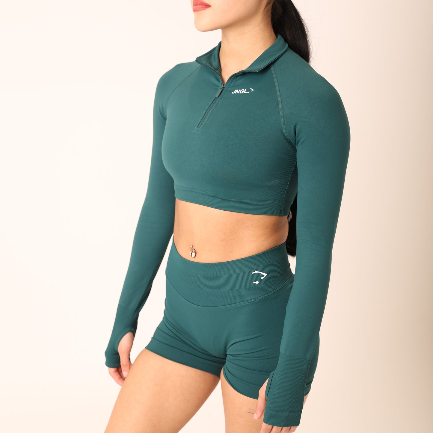 Avancer Seamless Cropped 1/4 Zip