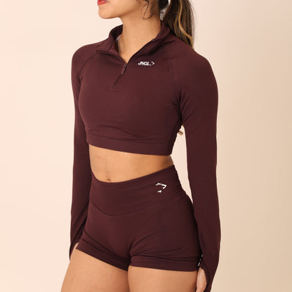 Avancer Seamless Cropped 1/4 Zip