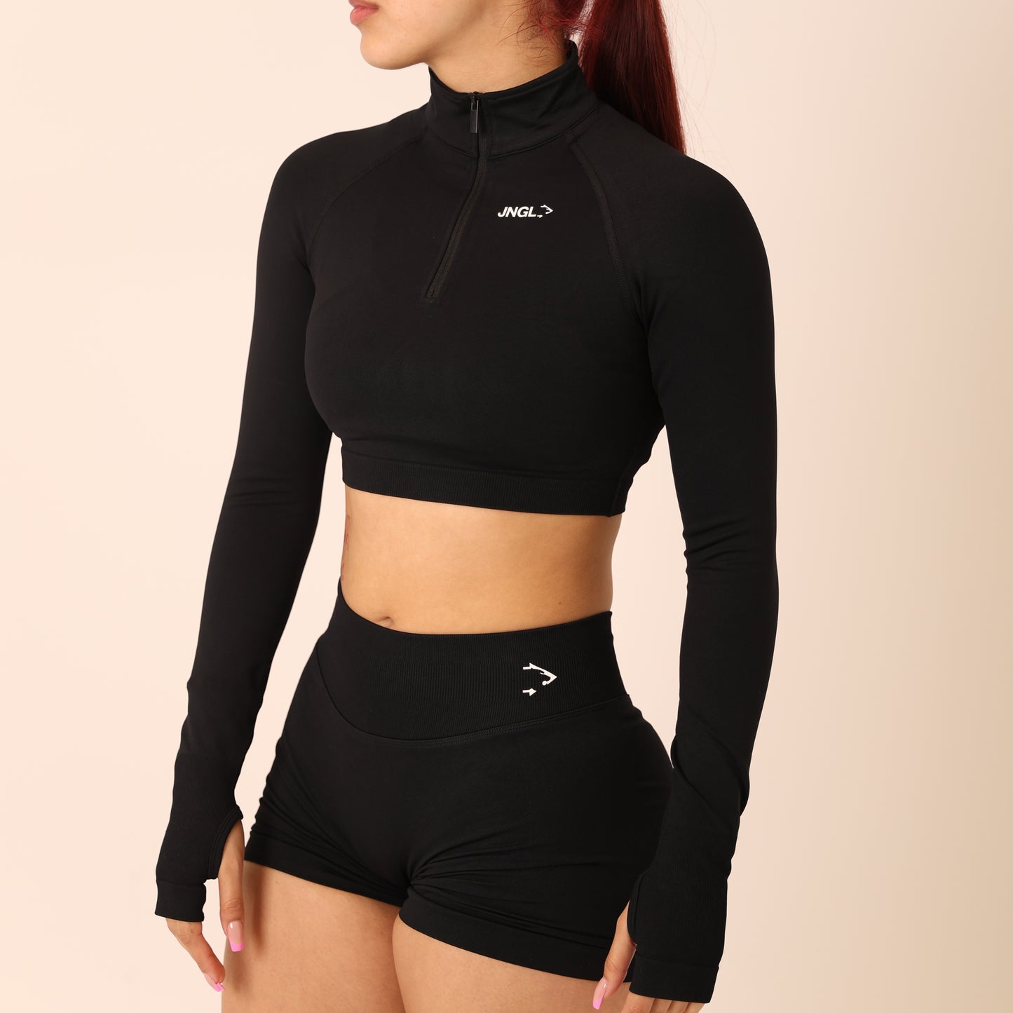 Avancer Seamless Cropped 1/4 Zip