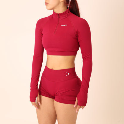 Avancer Seamless Cropped 1/4 Zip