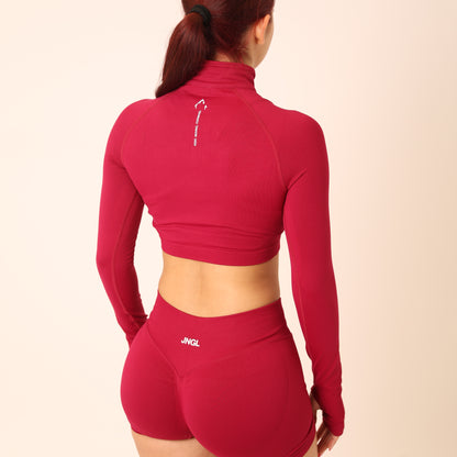 Avancer Seamless Cropped 1/4 Zip