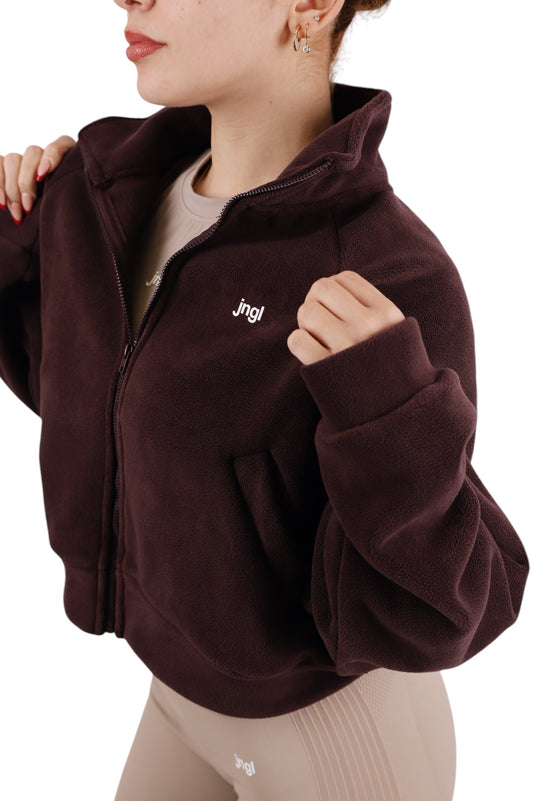 SHEARLING ZIP-UP