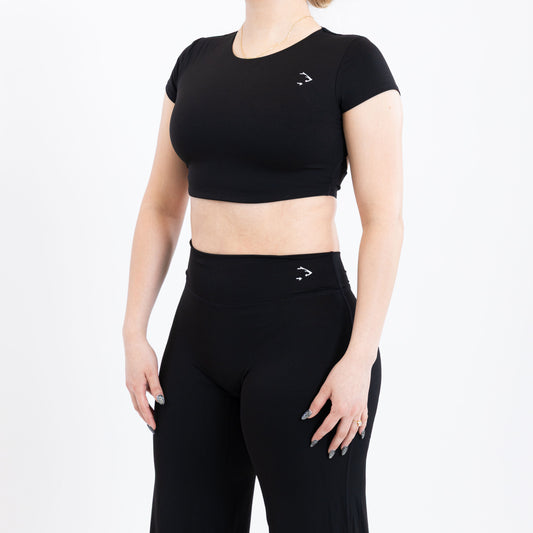 Shape Open Back Cropped T