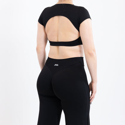 Shape Open Back Cropped T