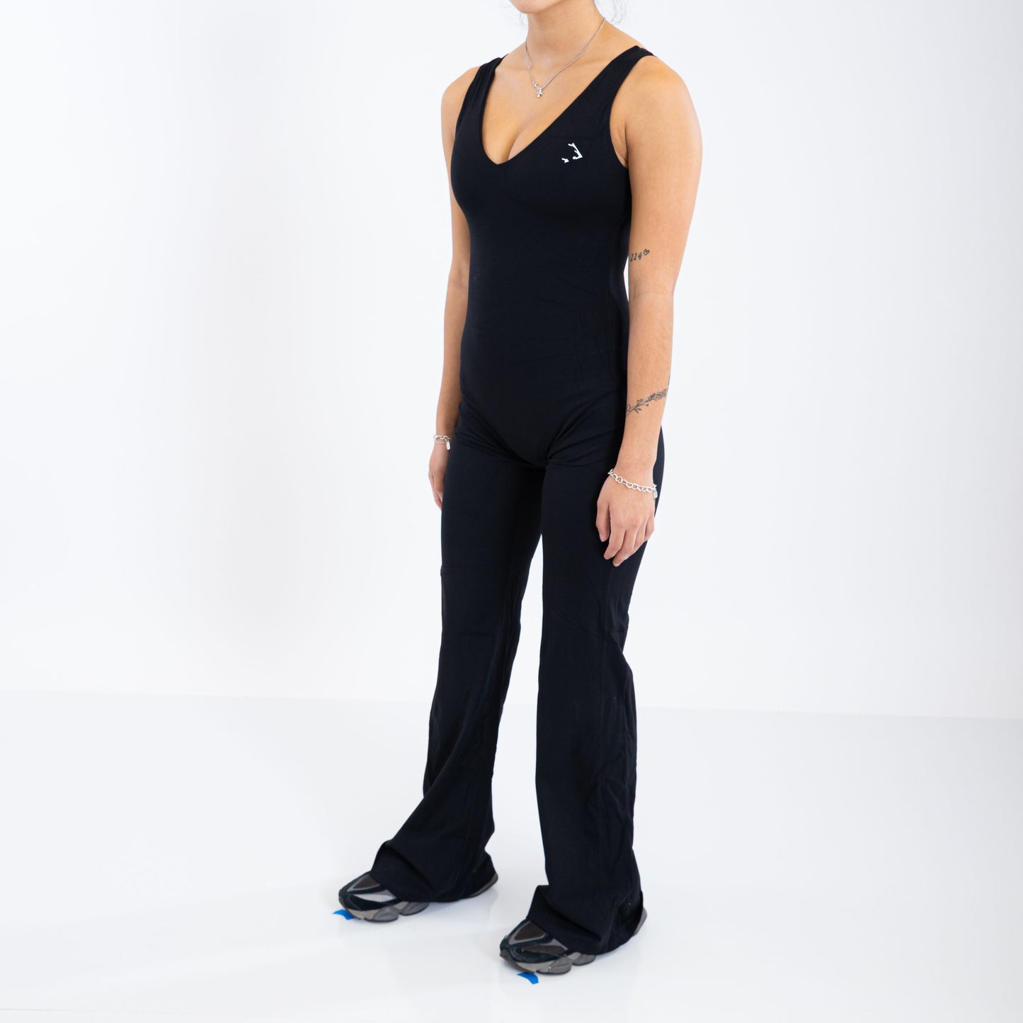 Shape U Back Full Length Flared Onesie
