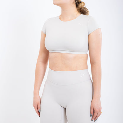 Shape Open Back Cropped T
