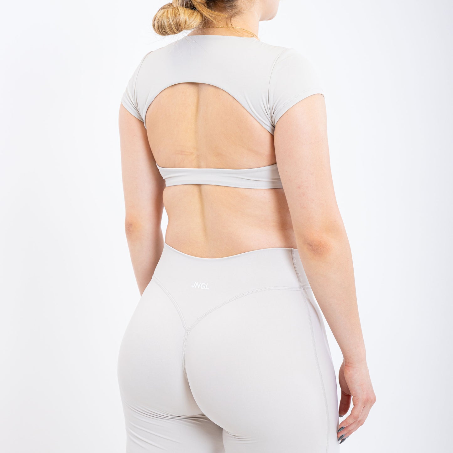 Shape Open Back Cropped T