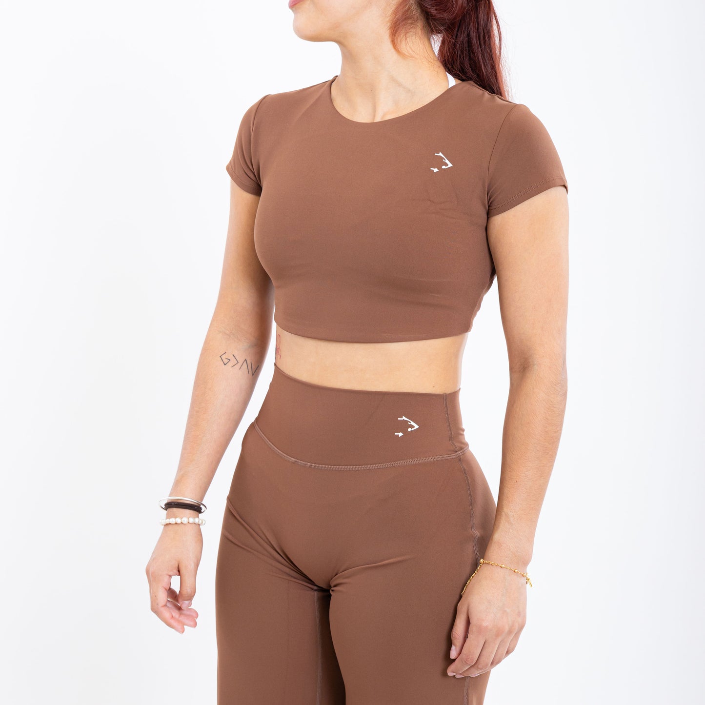 Shape Open Back Cropped T
